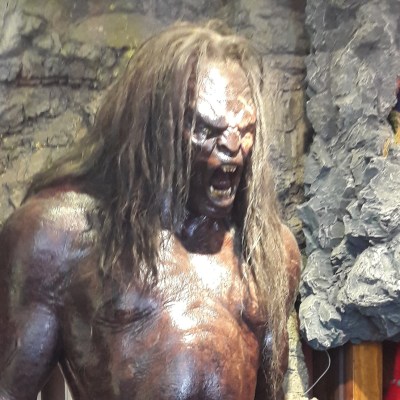 a statue of a person